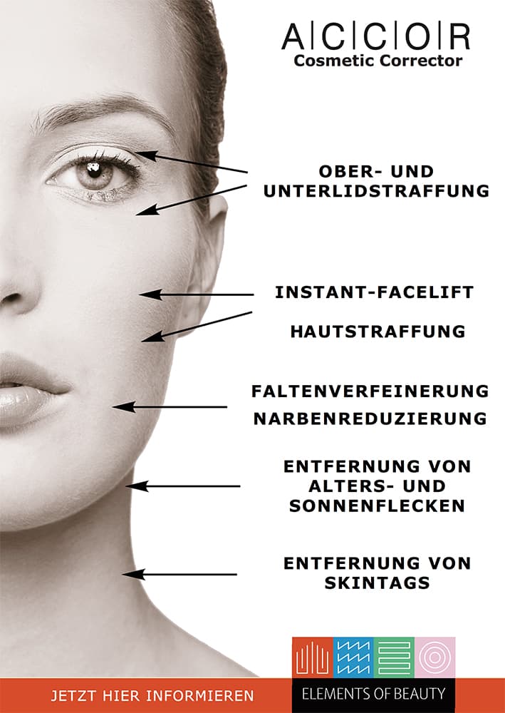 Kosmetische Gesichtsbehandlung mit Straffungs- und Anti-Aging-Effekten